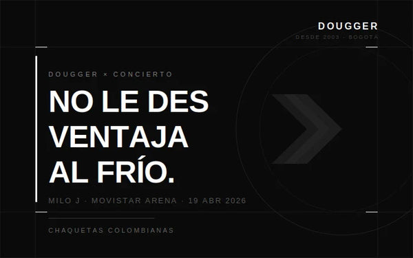 Chaquetas para el concierto de Milo J en Bogotá: no le des ventaja al frío